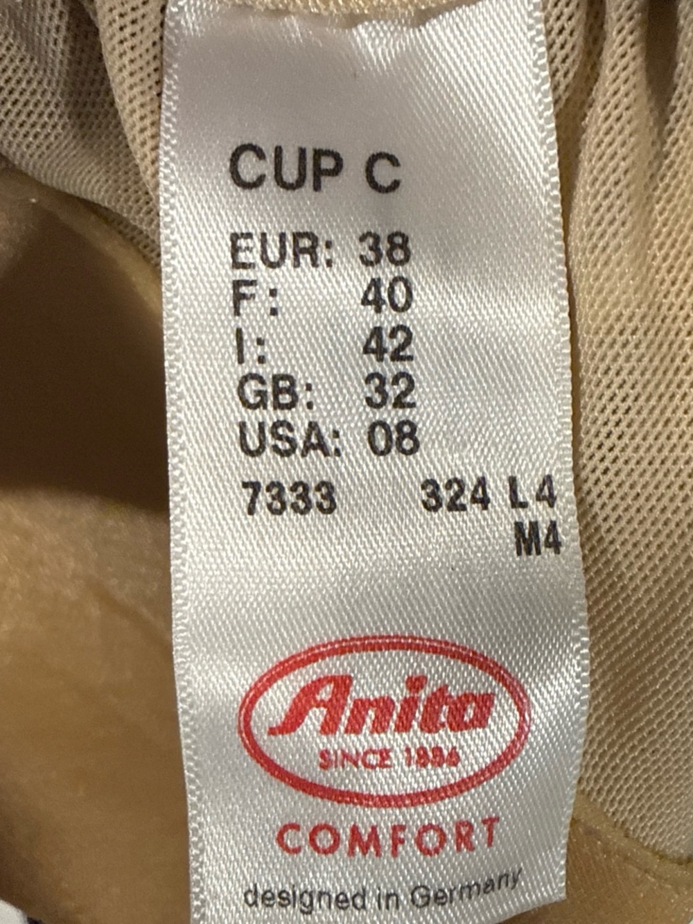 Anita Navy and White One-Piece Swimsuit with Side Ring - Picture 4 of 4